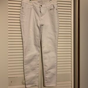 Old Navy White Skinny Jeans Size 8